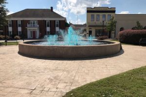 Greenwood South Carolina Fountain Dyed Teal