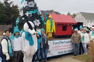 Shipbottom TEAL Float Christmas Parade 2021 6