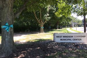 West Windsor NJ Tealed Trees Sign